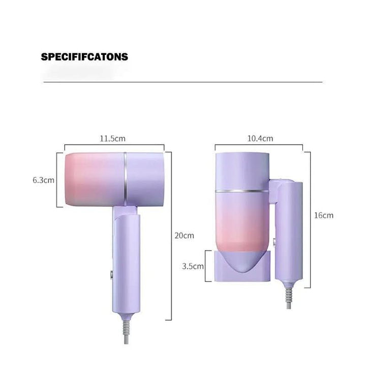 BowLift | Foldable hairdryer with ion technology for shiny hair