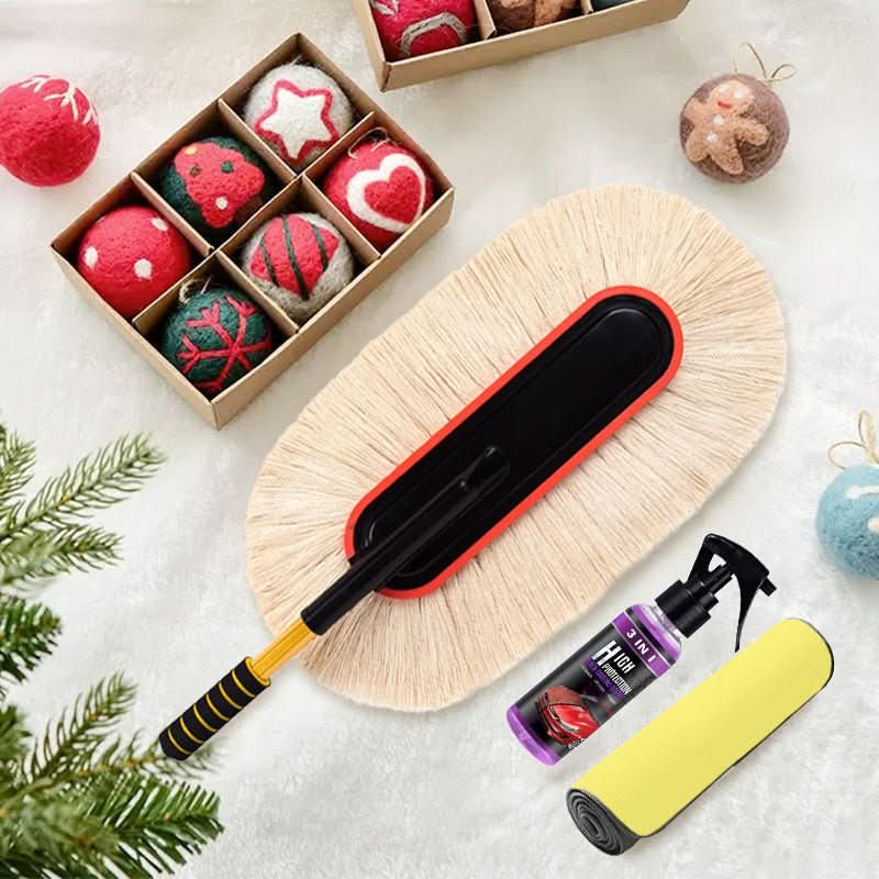 BowLift | Lacquer-friendly car dust sweeper with telescopic handle