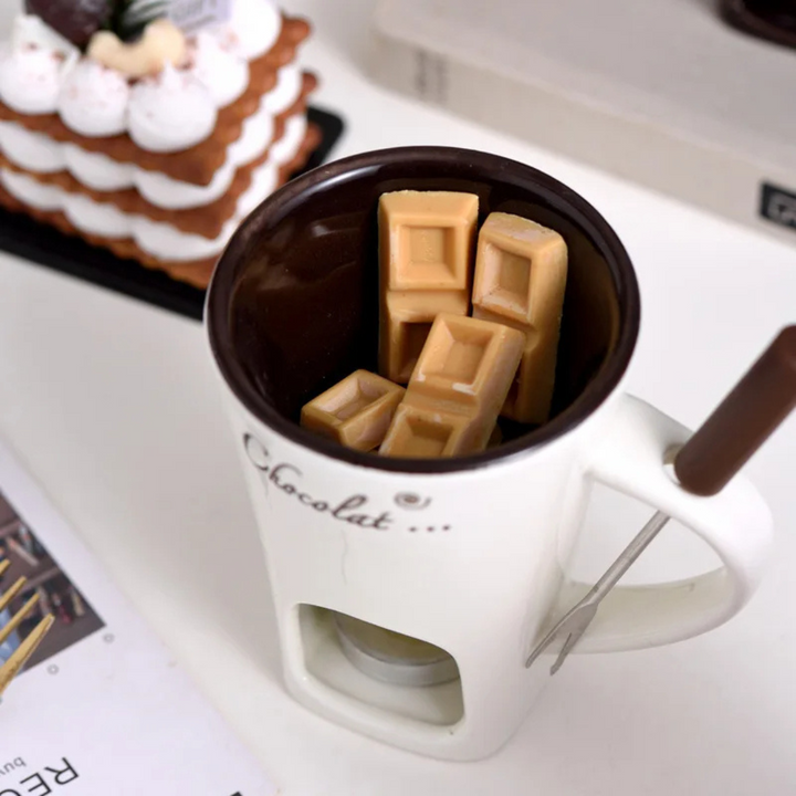 ChocoFondue - Elegant Bowl for Meltable Chocolate & Cheese Bowlift