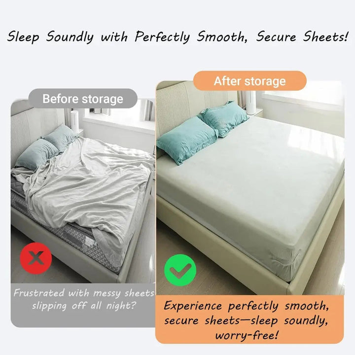 BowLift | 4-piece bed sheet holder set – secure hold for all mattress sizes