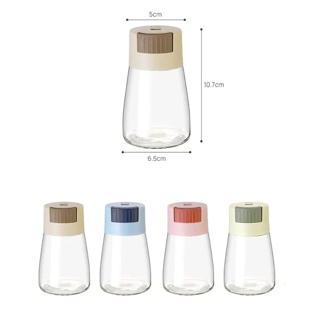BowLift | 4-piece set of adjustable salt & spice shakers with pressure mechanism