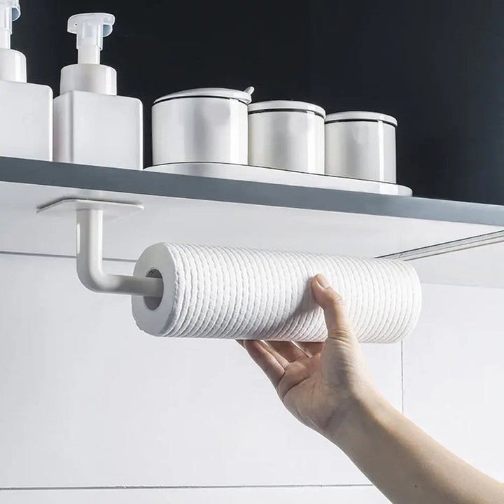 BowLift | 4-piece Self-Adhesive Wall Hooks – sturdy Plastic Hooks for Kitchen, Bathroom & more