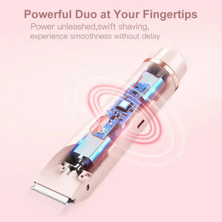 RadianceGlide 2-in-1 Women's Razor Face & Body | Bowlift