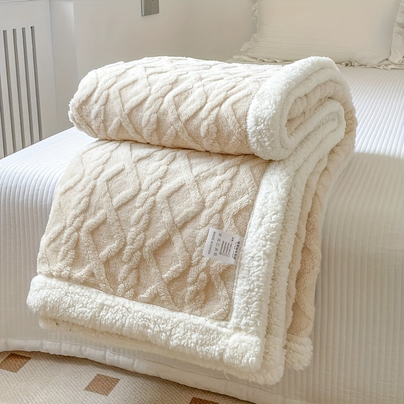 BowLift | Stylish Reversible Fleece Blanket for Ultimate Comfort and Warmth