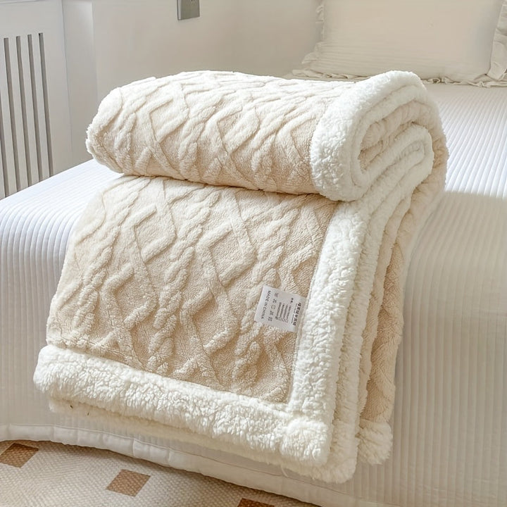 BowLift | Stylish Reversible Fleece Blanket for Ultimate Comfort and Warmth