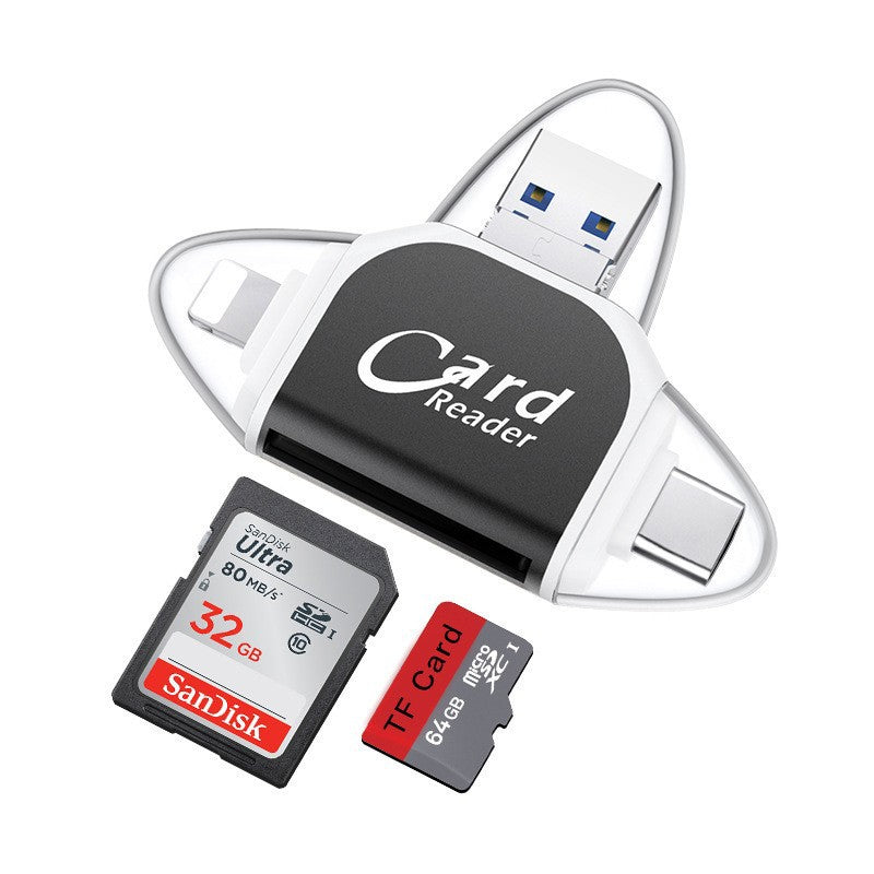 Universal 4-in-1 Sd Tf Card Reader | Bowlift