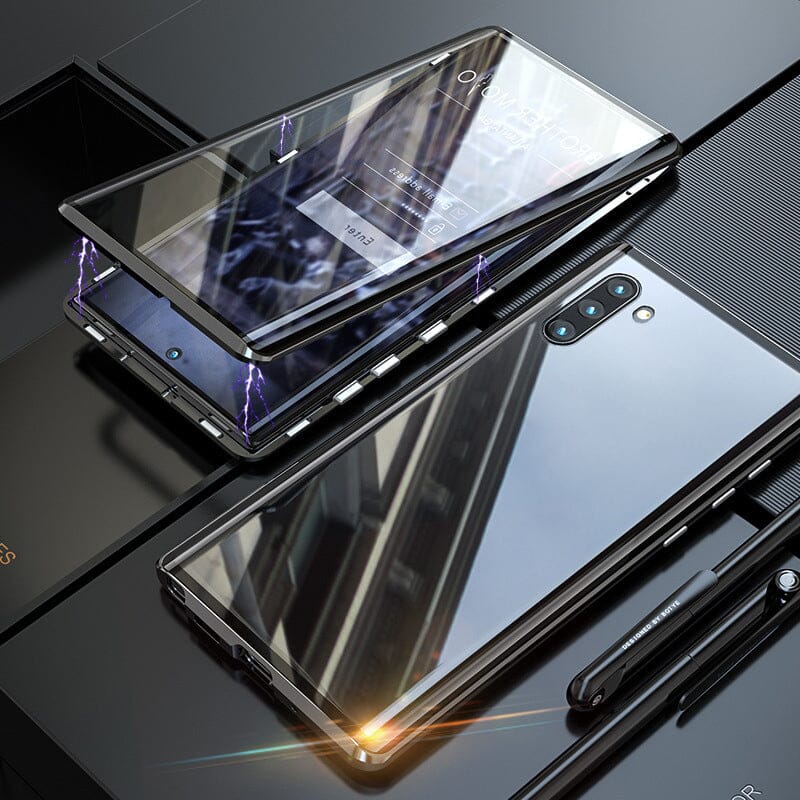 BowLift | Samsung magnetic tempered glass double-sided phone case