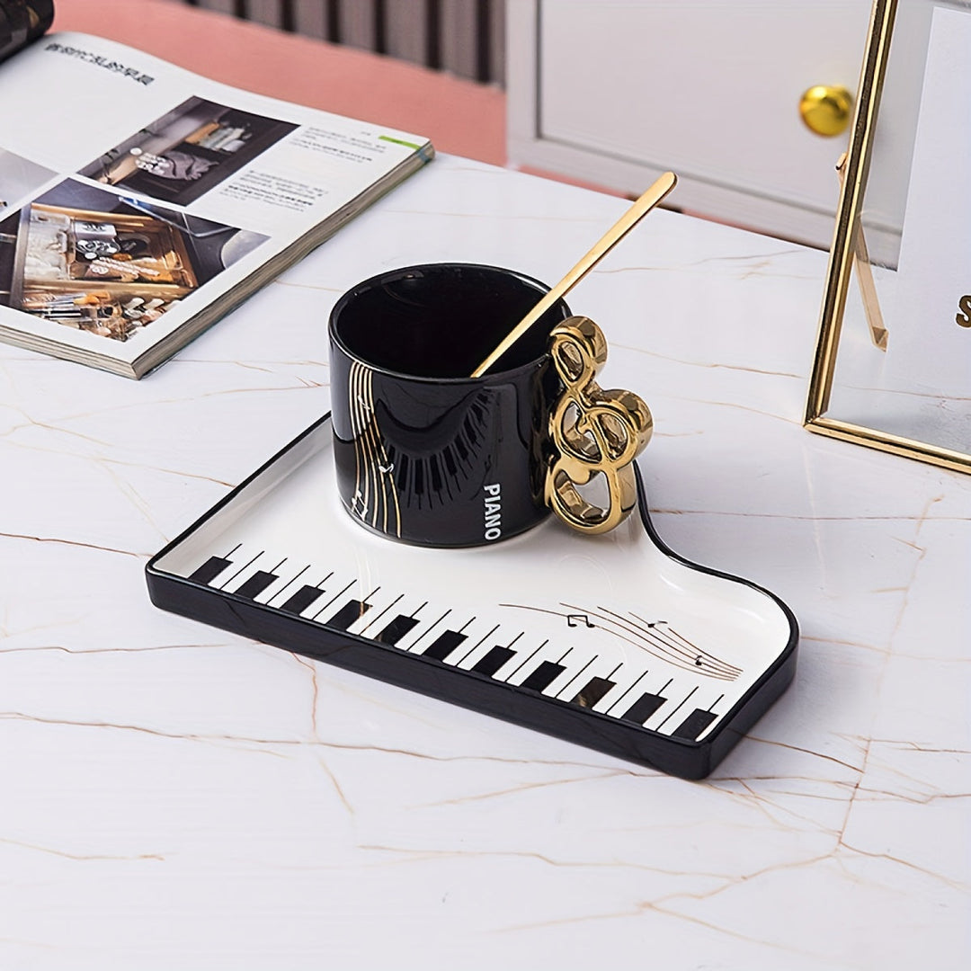BowLift | Pianissimo taste – elegant cup and tray set for music lovers