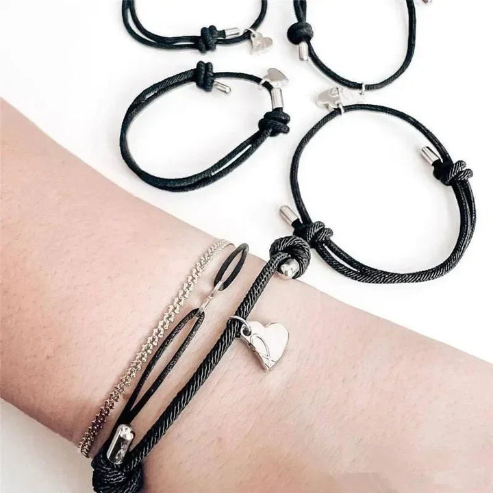 BowLift | 4pc Magnetic Heart Rope Bracelets