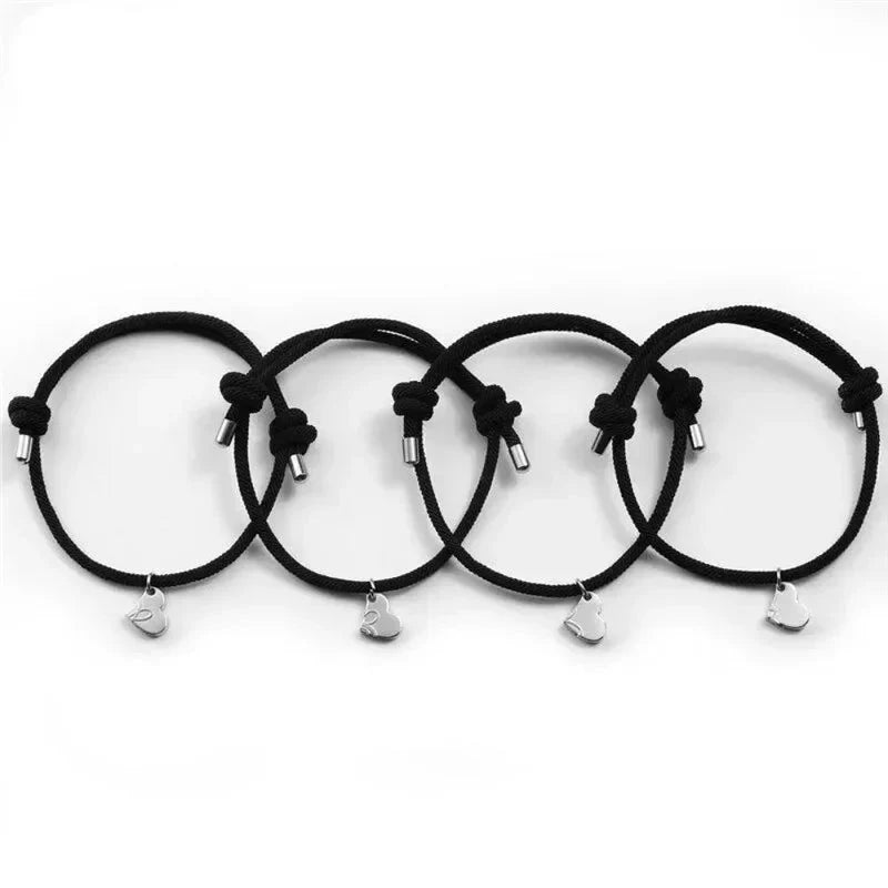 BowLift | 4pc Magnetic Heart Rope Bracelets