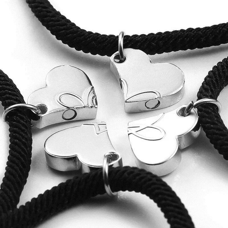 BowLift | 4pc Magnetic Heart Rope Bracelets