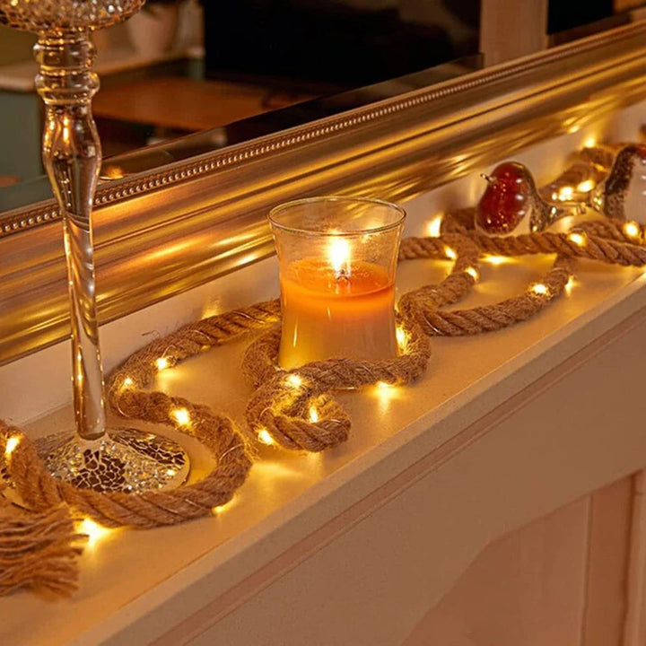 Solar-powered string lights for outdoors – Charming LED decorative lighting | Bowlift