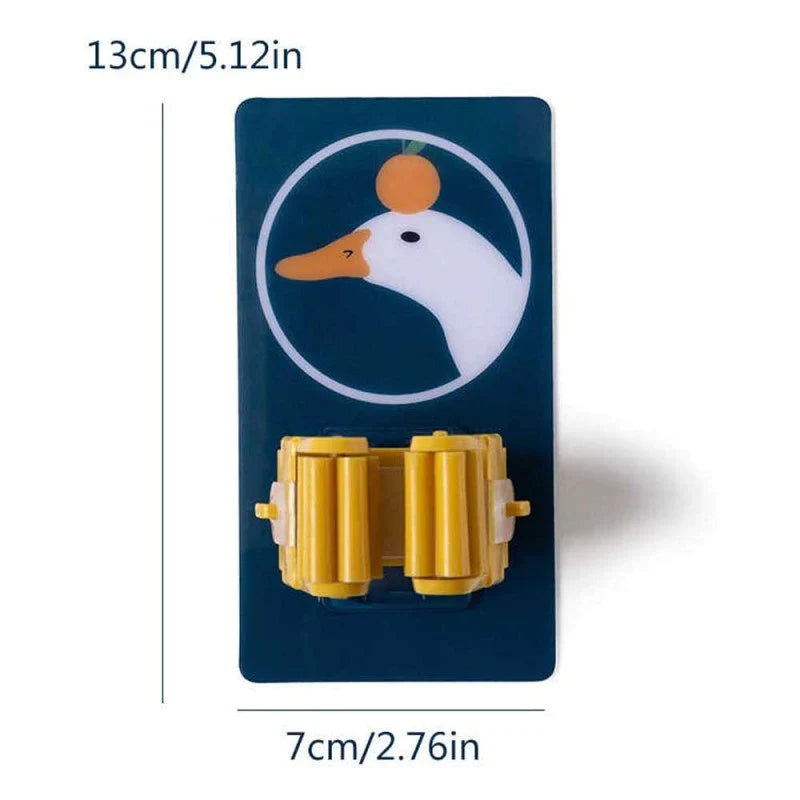 Broom Holder Creative Character Wall Mounted Bowlift