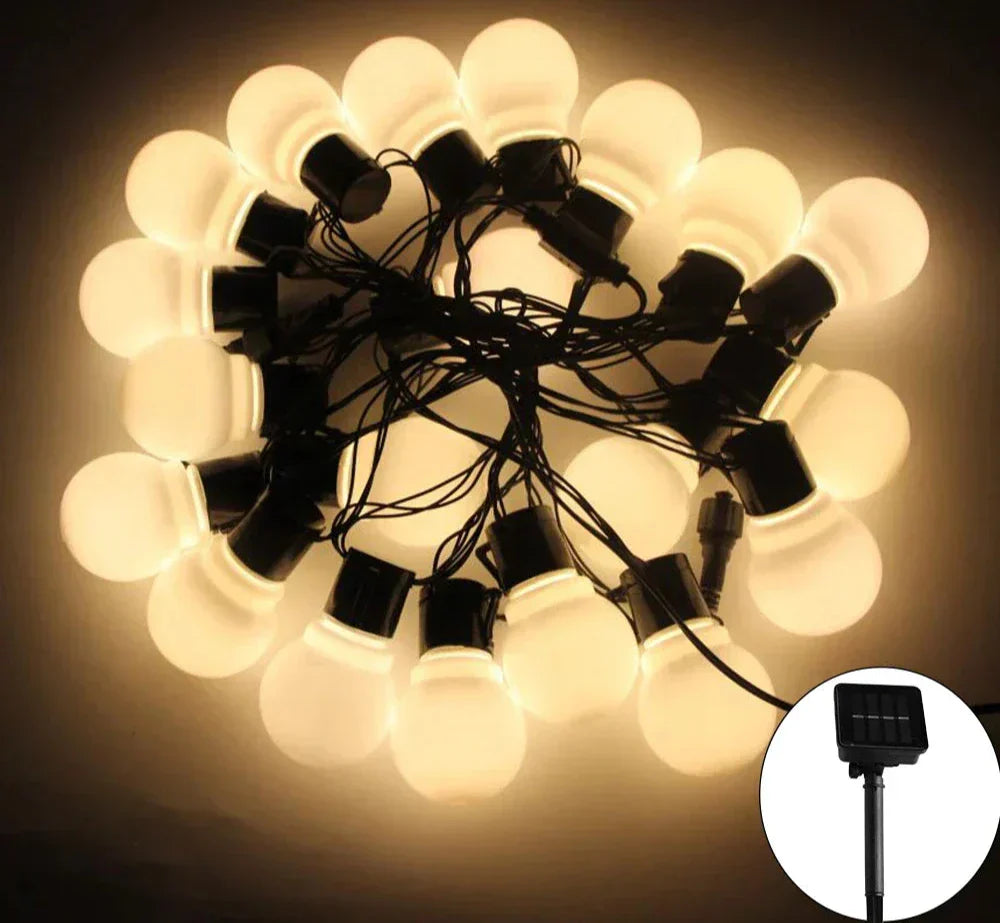BowLift | LED Solar String Lights for Outdoor – Eco-Friendly Garden and Terrace Lighting