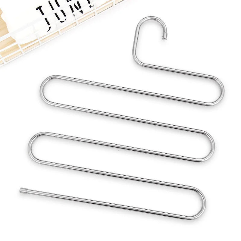 BowLift | 5-Layer Stainless Steel S-Shape Clothes Hanger