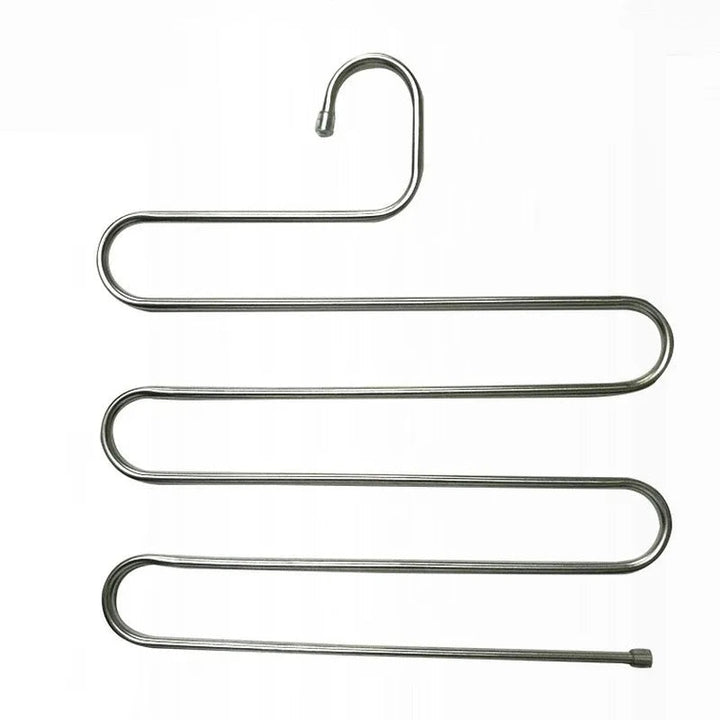 5-Layer Stainless Steel S-Shape Clothes Hanger | Bowlift