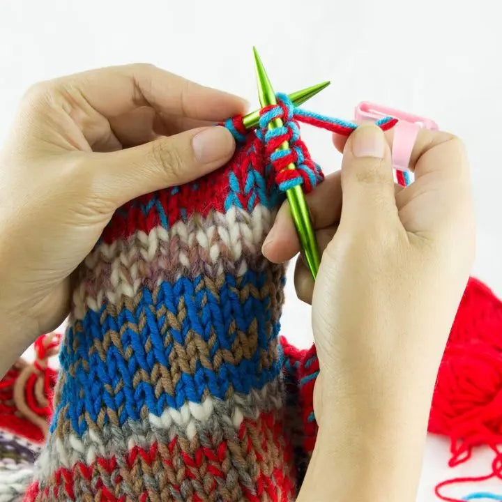 BowLift | 5 pieces | Yarn guide ring – Comfortable knitting & crocheting without finger strain