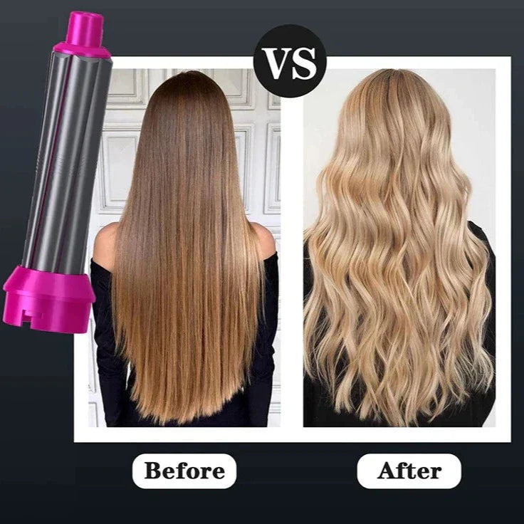 BowLift | 5-in-1 Hair Styler | Auto Curler, Blow Dryer & Flat Brush for All Hair Types at Home