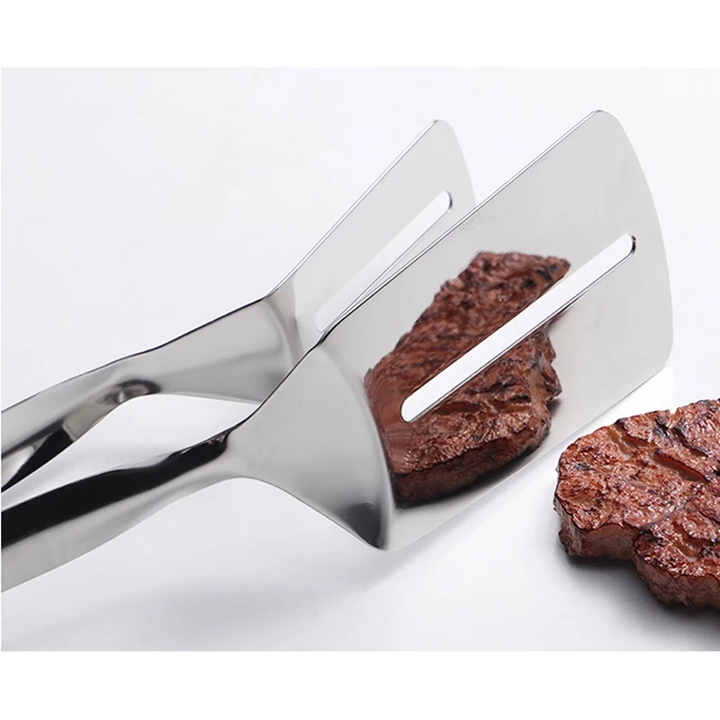 BowLift | Stainless Steel Double-Sided Cooking Spatula Clamp Tool