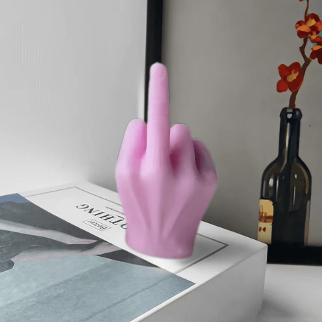 BowLift | Hand Gesture Candle – Scented Soy Wax Decoration