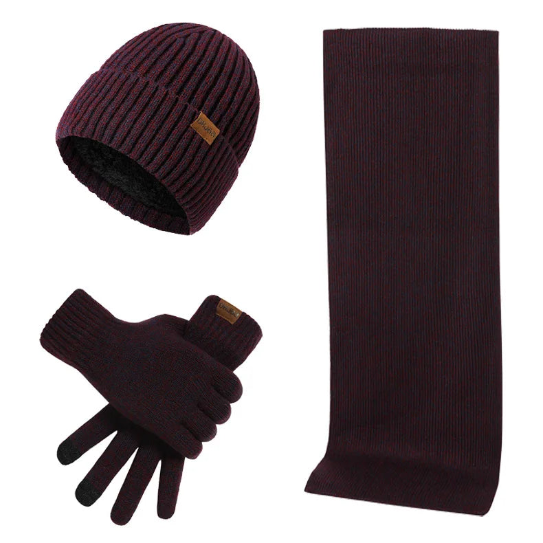 ArcticStyle – Trendy Winter Set with Beanie and Gloves Bowlift