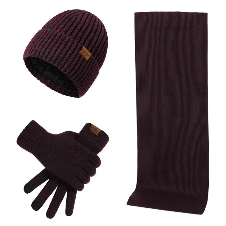 ArcticStyle – Trendy Winter Set with Beanie and Gloves Bowlift