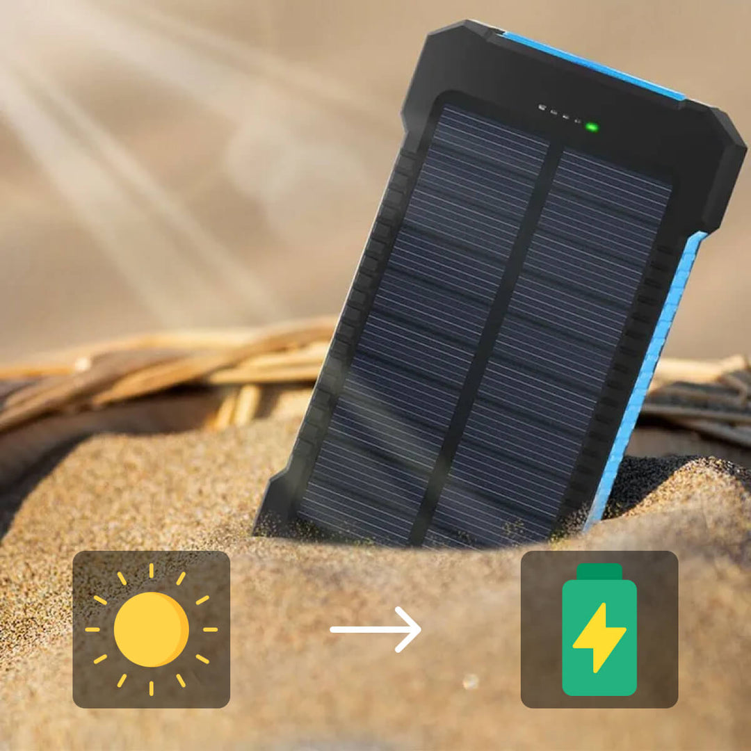 BowLift | Solar Power Bank Waterproof Dual USB Charger