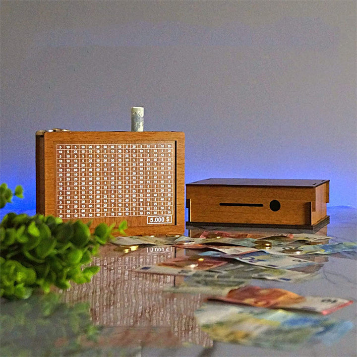 BowLift | Wood savings box with engraved figures