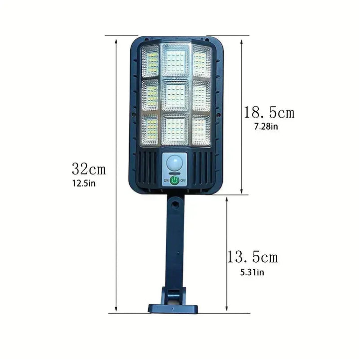 BowLift | 5000LM Solar Floodlight with Motion Sensor | Dusk to Dawn Outdoor Security Light