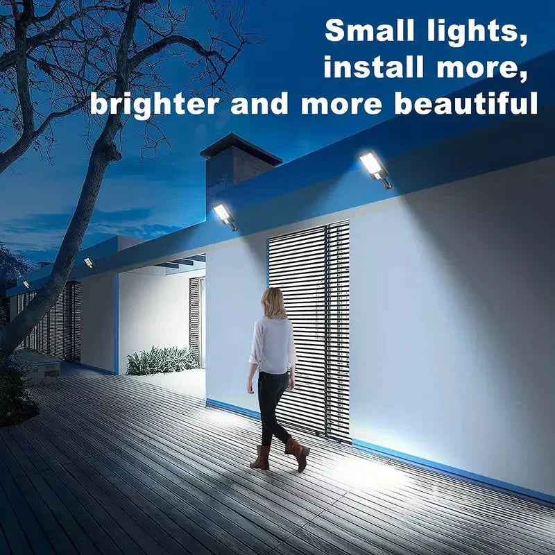 BowLift | 5000LM Solar Floodlight with Motion Sensor | Dusk to Dawn Outdoor Security Light