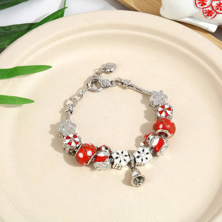 BowLift | Christmas Snowflake Bells Children's Charm Bracelet