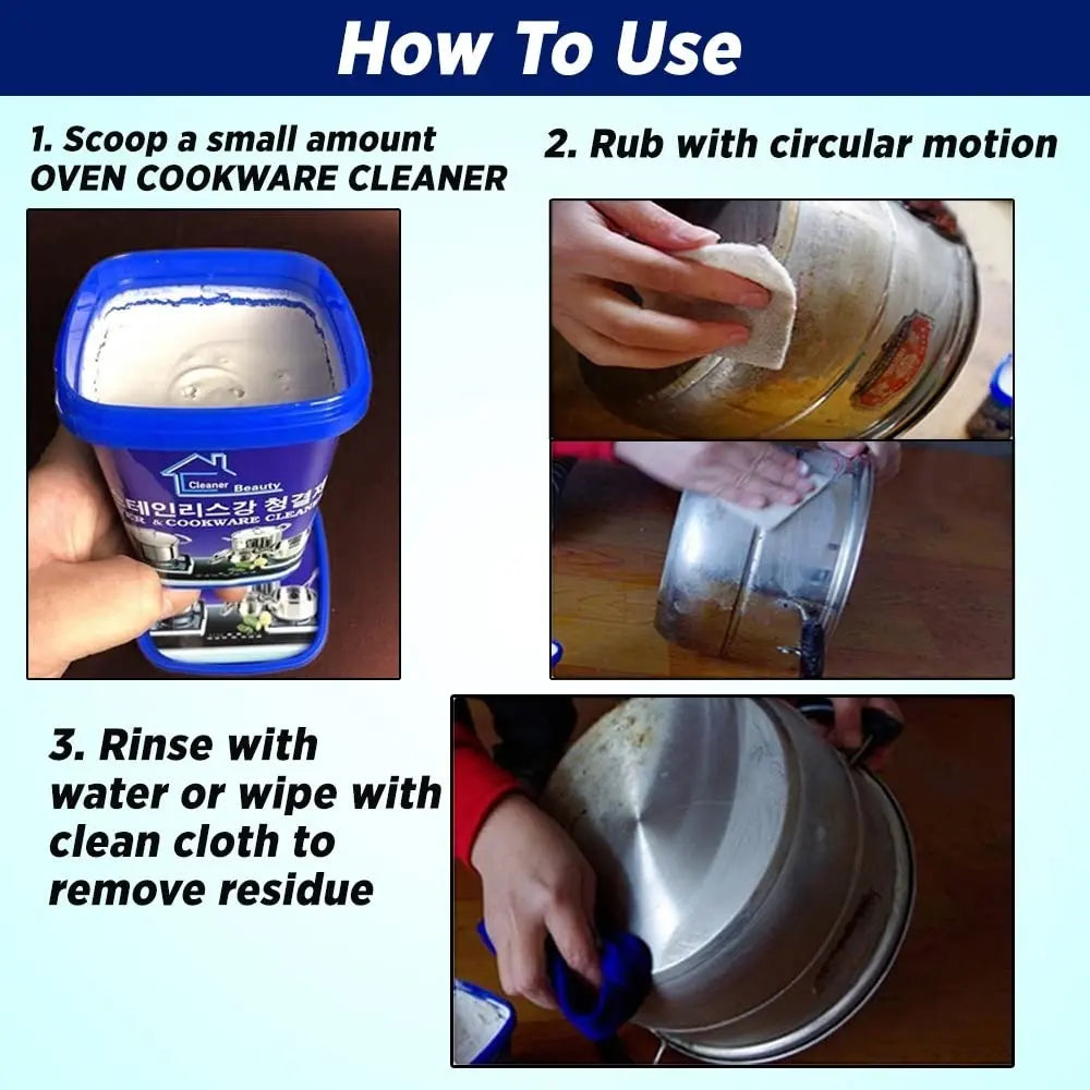 BowLift | 500 g Stainless Steel Cleaning Paste – Cleans, Polishes & PRedects in one step!