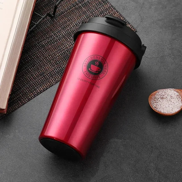 WarmCold Insulation Mug – Stainless Steel Travel Mug 500 ml with Sliding Lid | Bowlift