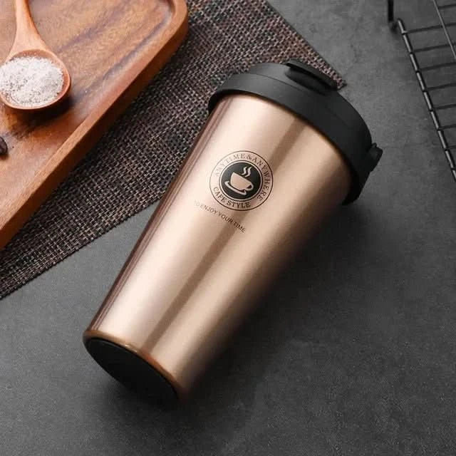 BowLift | Insulated stainless steel travel mug | 500 ml leak-proof & double-walled