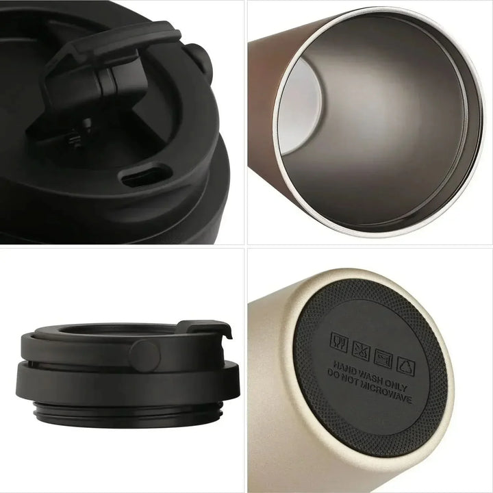 BowLift | Insulated stainless steel travel mug | 500 ml leak-proof & double-walled