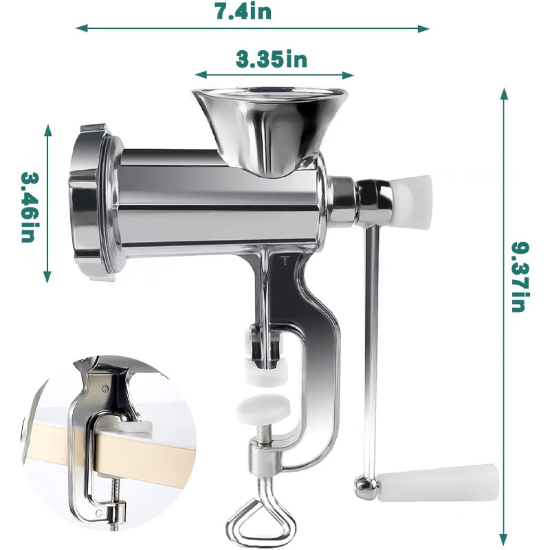 BowLift | Manual Meat Grinder Sausage Maker Table Mount Mincer Sausage Stuffer Funnel