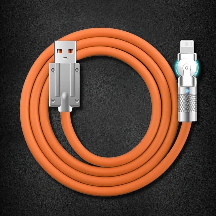 180° rotatable quick charger cable | Bowlift