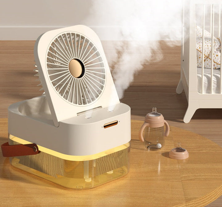 Dual Spray Desktop Air Cooler | Bowlift