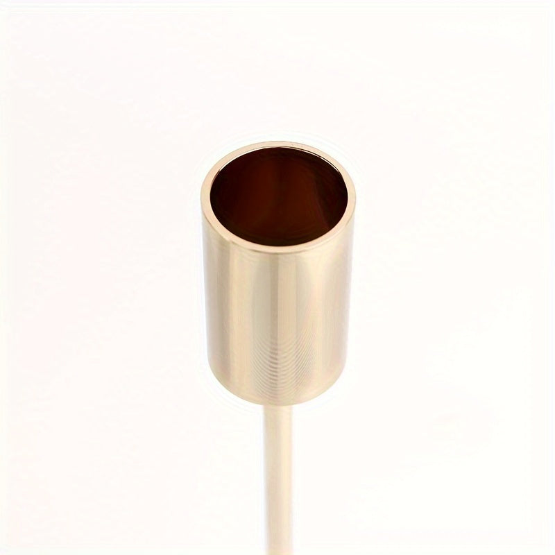 ElegantGleam | 3-piece metal candle holder set for the table Bowlift