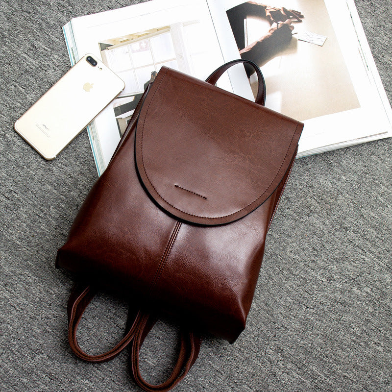 BowLift | LuxeCarry Leather Backpack – Stylish Design with Versatile Storage for Women