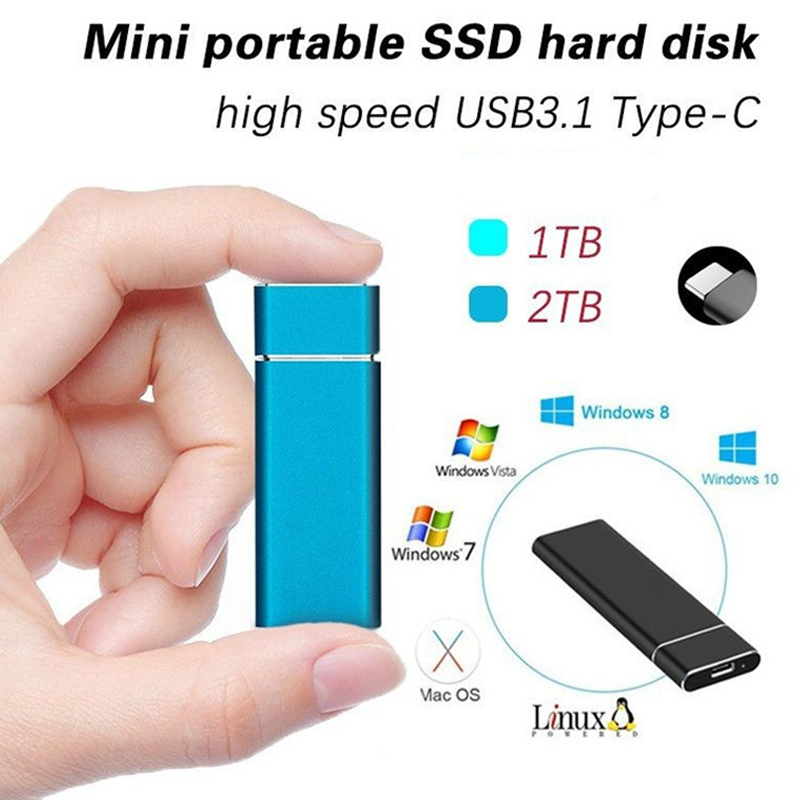 BowLift | Portable Solid State External Hard Drive, Ultra Speed External SSD