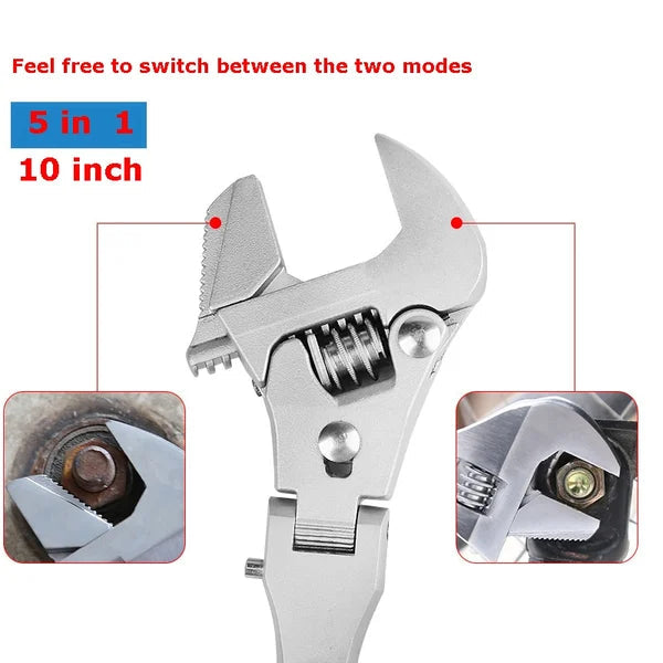 BowLift | 5 In 1 Telescopic Shaking Head Ratchet Wrench