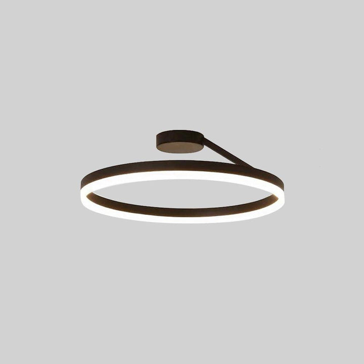 BowLift | RadiantGlimmer Ceiling Light - Luxurious golden LED lighting with metal elements