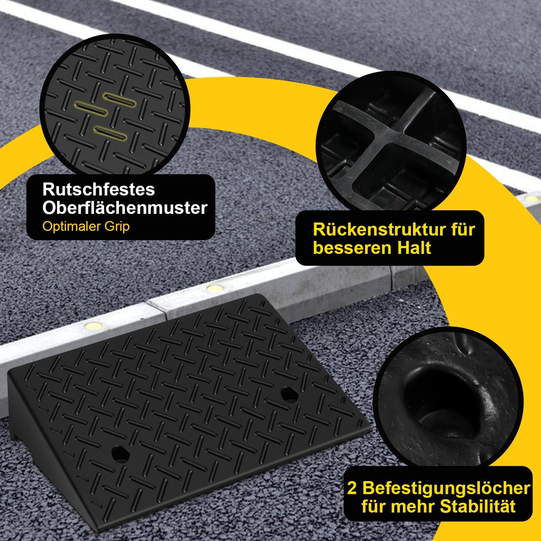 2 Piece Curb Ramp Rubber Access Ramp 3T | Bowlift