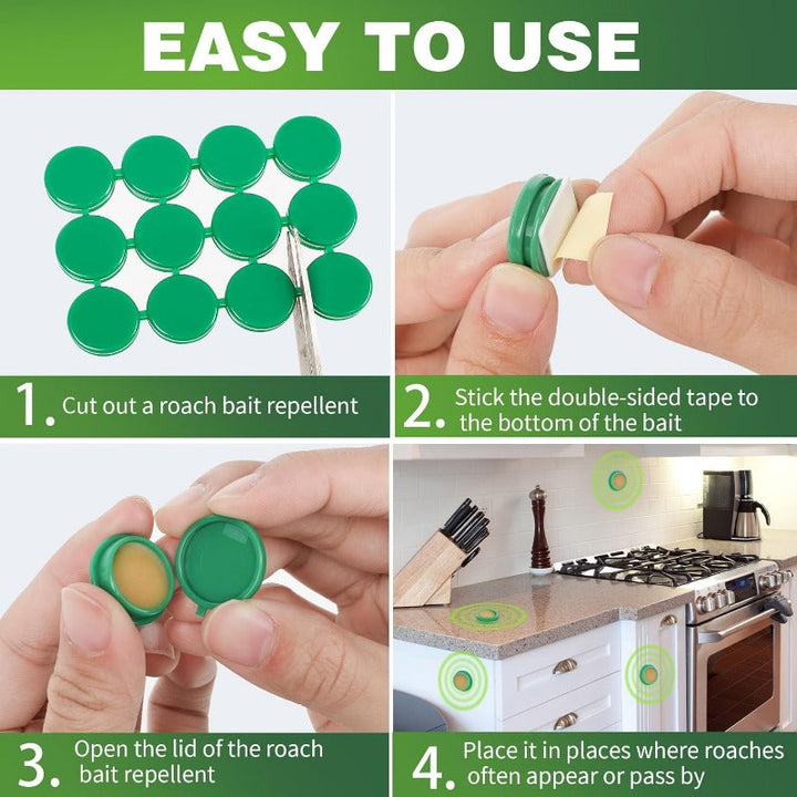 BowLift | Child- & Pet-Safe Roach Bait Discs