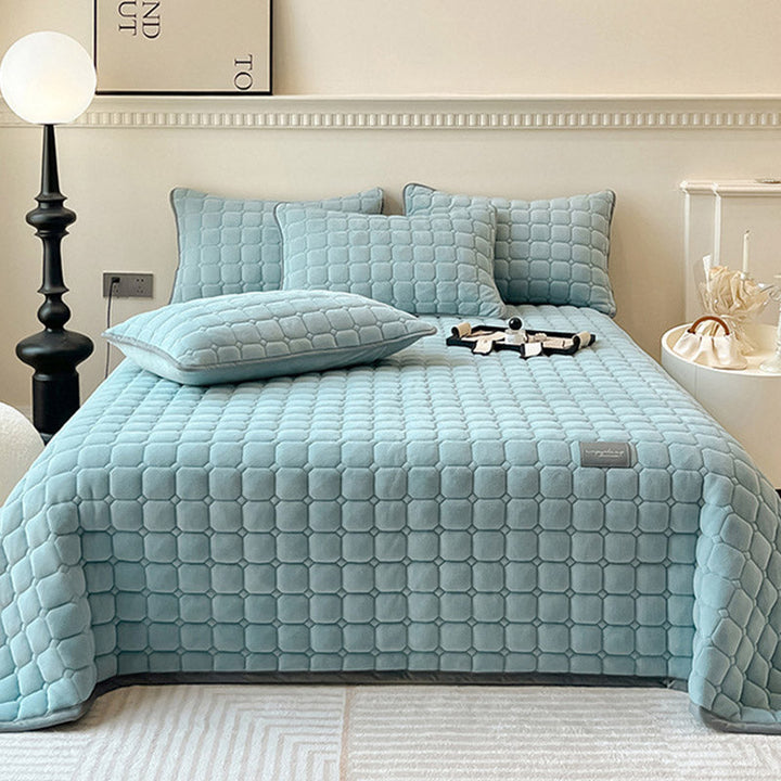 BowLift | Modern Soft Throw Blanket with Square Texture – Stylish Fluffy Bed & Sofa Cover