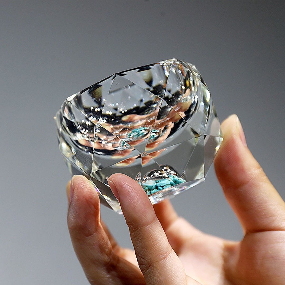 BowLift | 50ml diamond-cut crystal drinking glasses vodka shot glasses wine glasses whiskey glasses spirits sake soju brandy tea cup