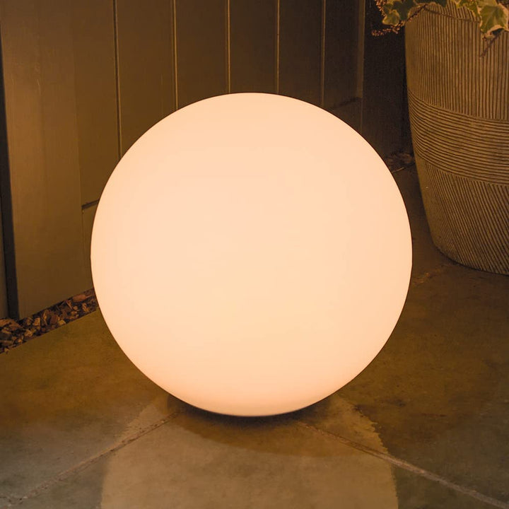 BowLift | Weatherproof Round LED Garden Light with 16 Colors and Remote Control - Perfect for Garden, Porch & Party