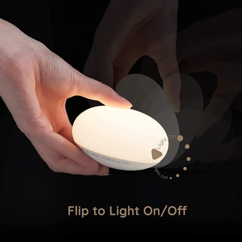 BowLift | Breastfeeding Night Light | Soft BPA-Free Silicone Touch Lamp with Eye-Friendly Stepless Dimmer