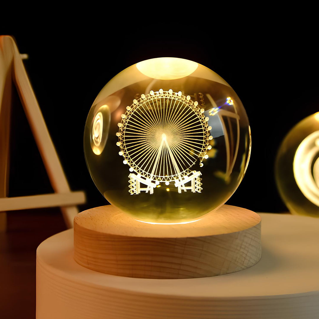 BowLift | SolarSphere – Crystal Solar System with LED Lighting | Educational & Decorative Gift